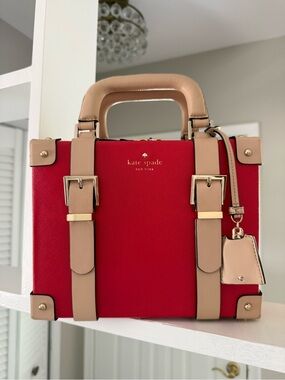 kate Spade Go Fly A Kite Luggage Satchel - RARE